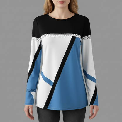 Avril | Women's Graphic Sweater in Soft Knit Fabric 4