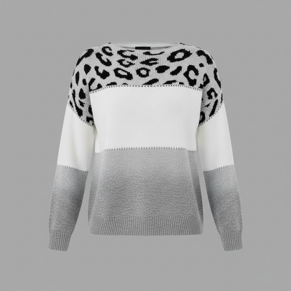 Cheyenne Sweater | Women's Panther Print Knitwear 0