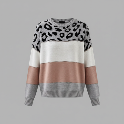 Cheyenne Sweater | Women's Panther Print Knitwear 1