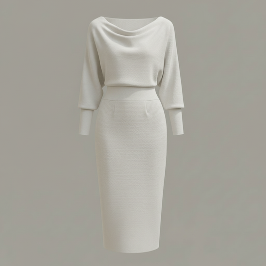 Elegant Midi Dress | Women's Dress for Casual Occasions 0