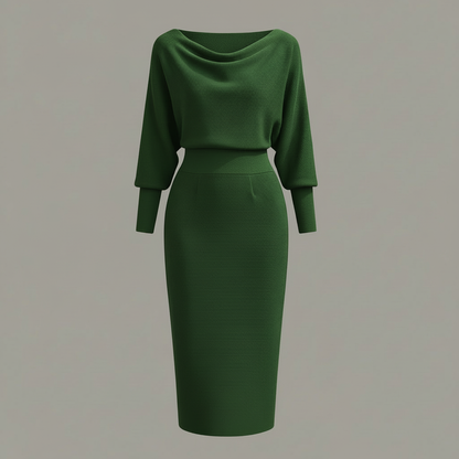 Elegant Midi Dress | Women's Dress for Casual Occasions 2