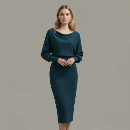 Elegant Midi Dress | Women's Dress for Casual Occasions 8