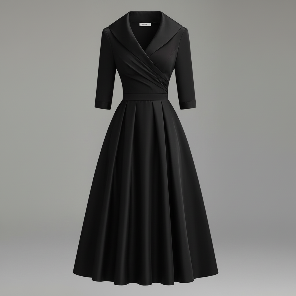 Elegant Midi Dress | Women's Formal Dress 0