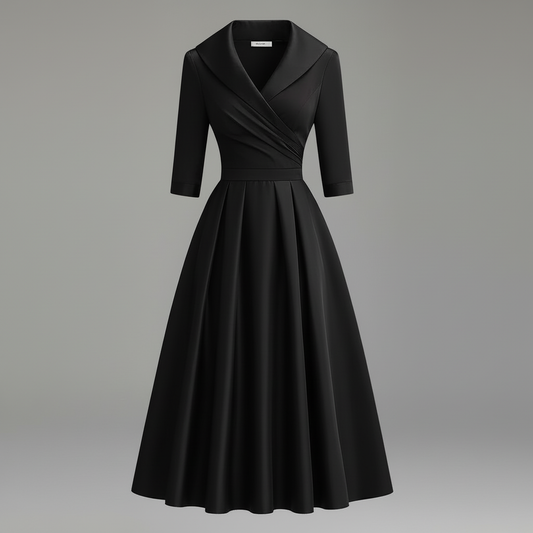 Elegant Midi Dress | Women's Formal Dress 0