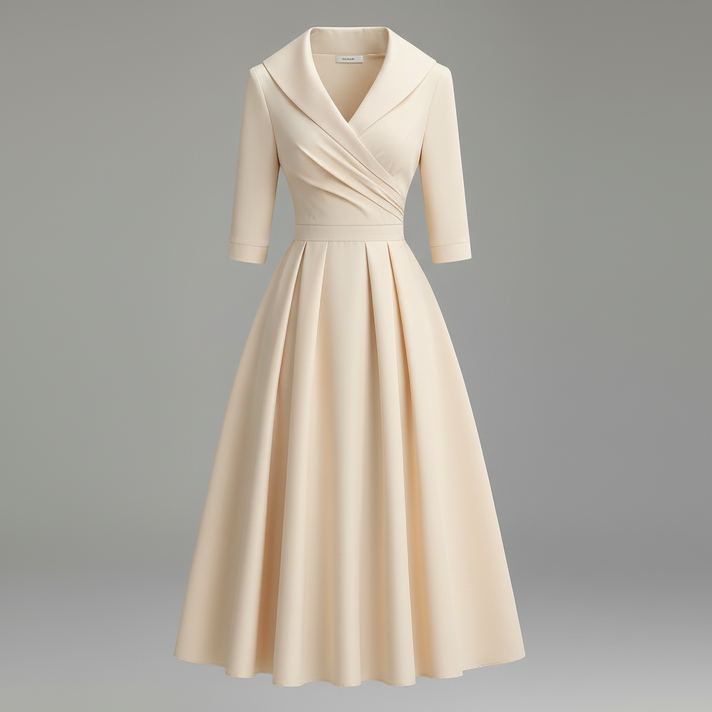 Elegant Midi Dress | Women's Formal Dress 1