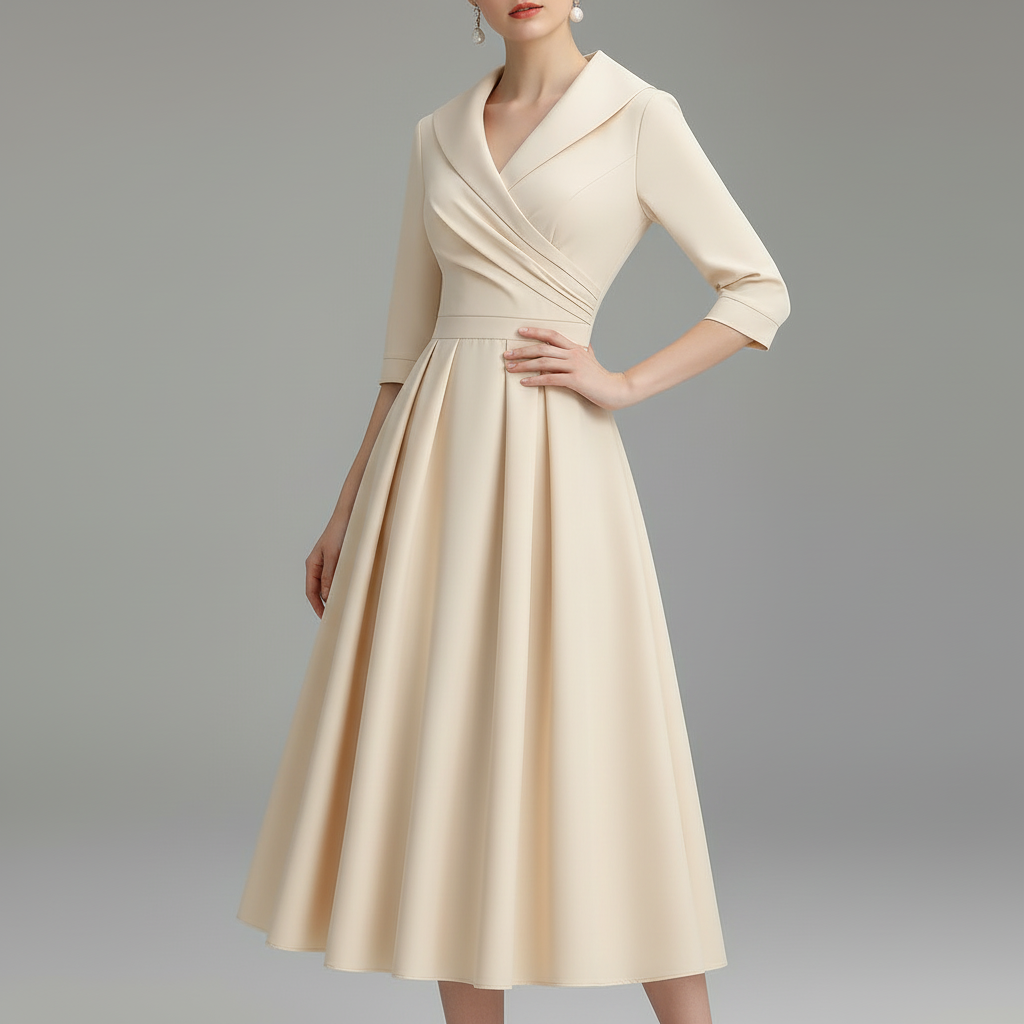 Elegant Midi Dress | Women's Formal Dress 7