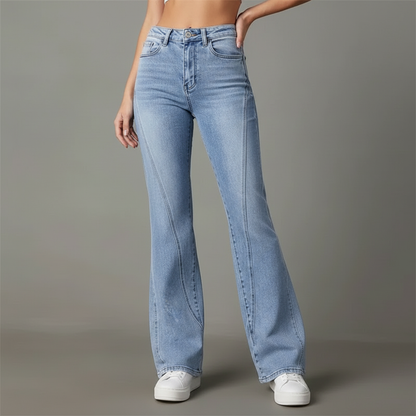Fayline | Women's Flared Denim Jeans 1