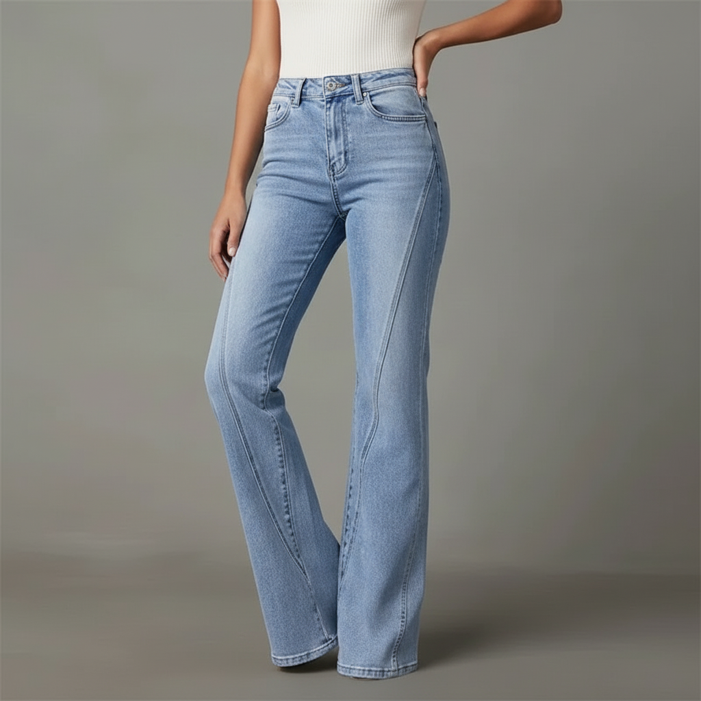 Fayline | Women's Flared Denim Jeans 3
