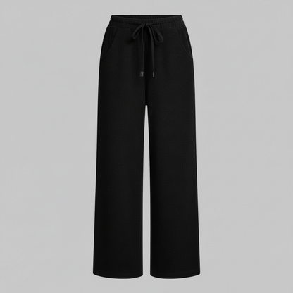 High-Waisted Corduroy Palazzo Pants | Women's Wide Leg Trousers 1