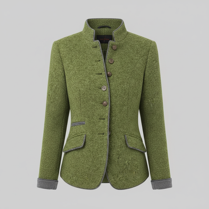 High Collar Cardigan Jacket | Women's Outerwear 1