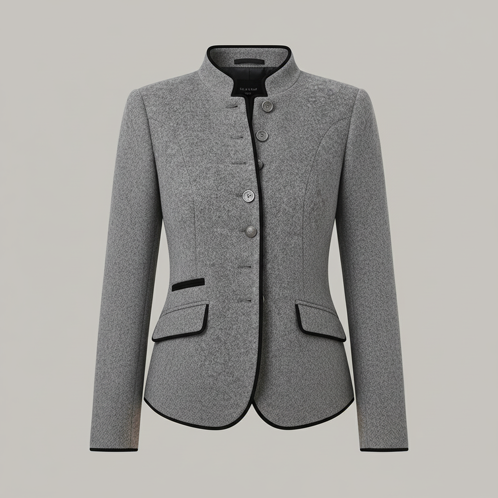High Collar Cardigan Jacket | Women's Outerwear 4