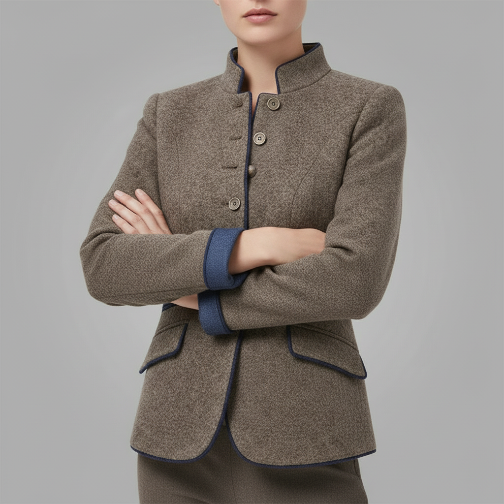 High Collar Cardigan Jacket | Women's Outerwear 6
