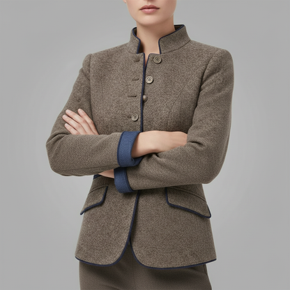 High Collar Cardigan Jacket | Women's Outerwear 6