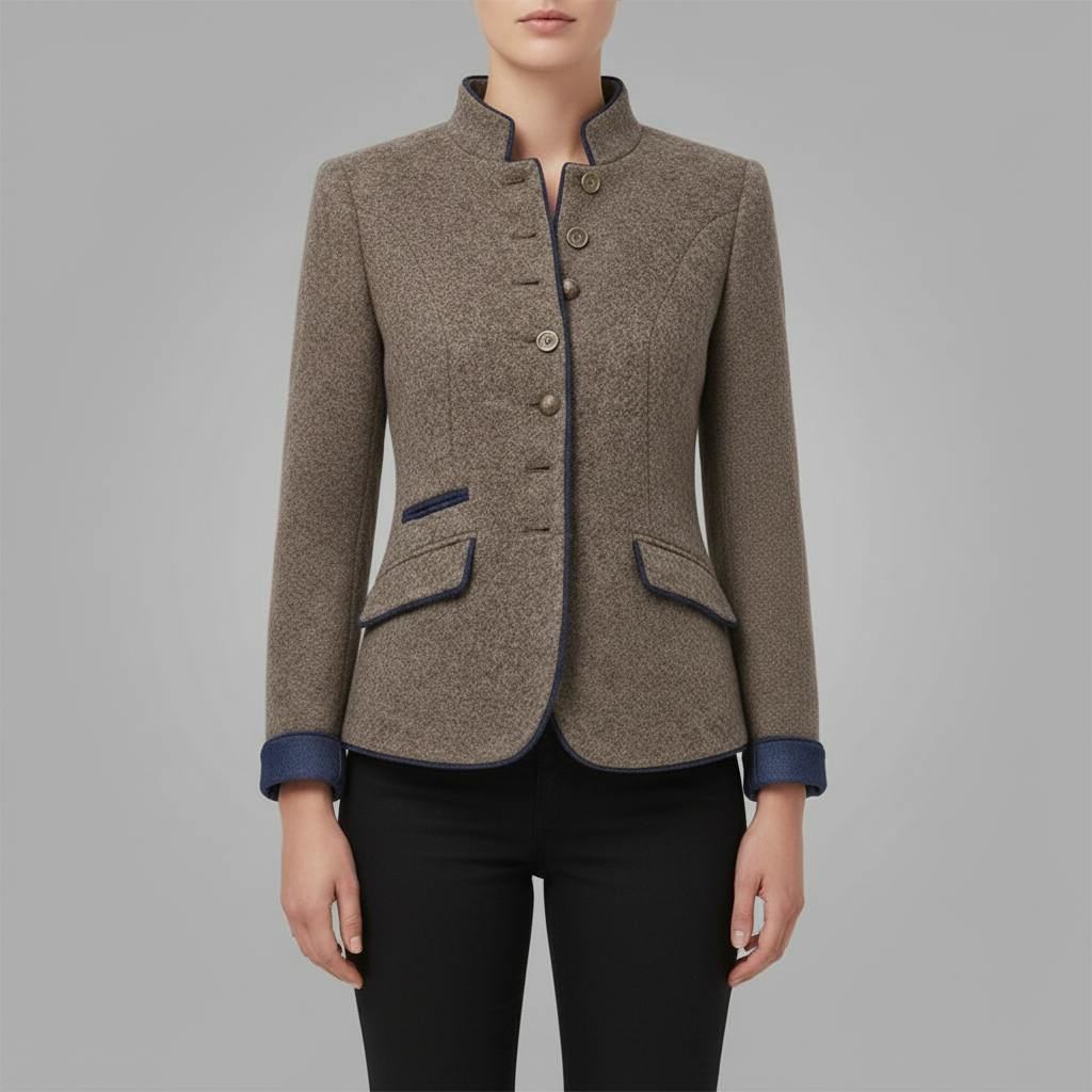High Collar Cardigan Jacket | Women's Outerwear 7