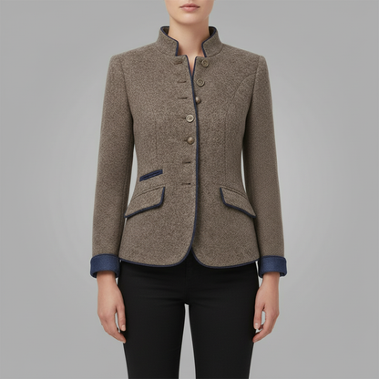 High Collar Cardigan Jacket | Women's Outerwear 7