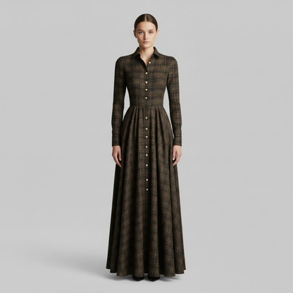 Jannali | Women's Long Sleeve Maxi Dress with Pockets 2