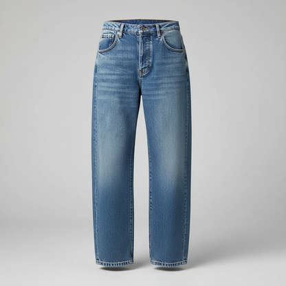 Leopard Print Barrel Jeans | Women's Casual Denim 2