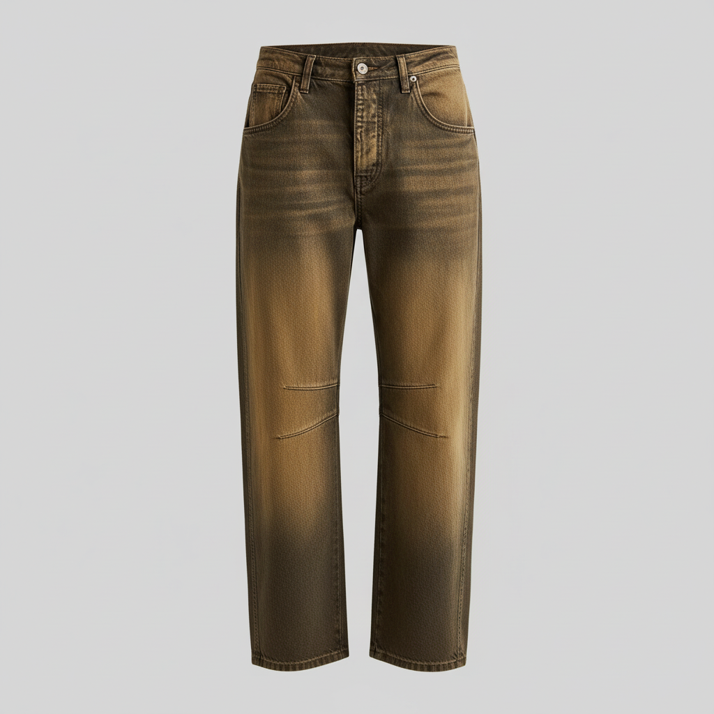 Leopard Print Barrel Jeans | Women's Casual Denim 4