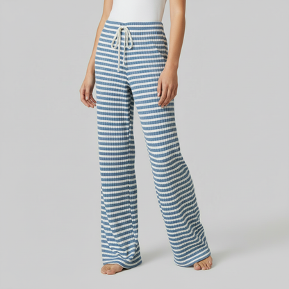 Striped Lace-Up Pants | Women's Casual High Street Fashion 4